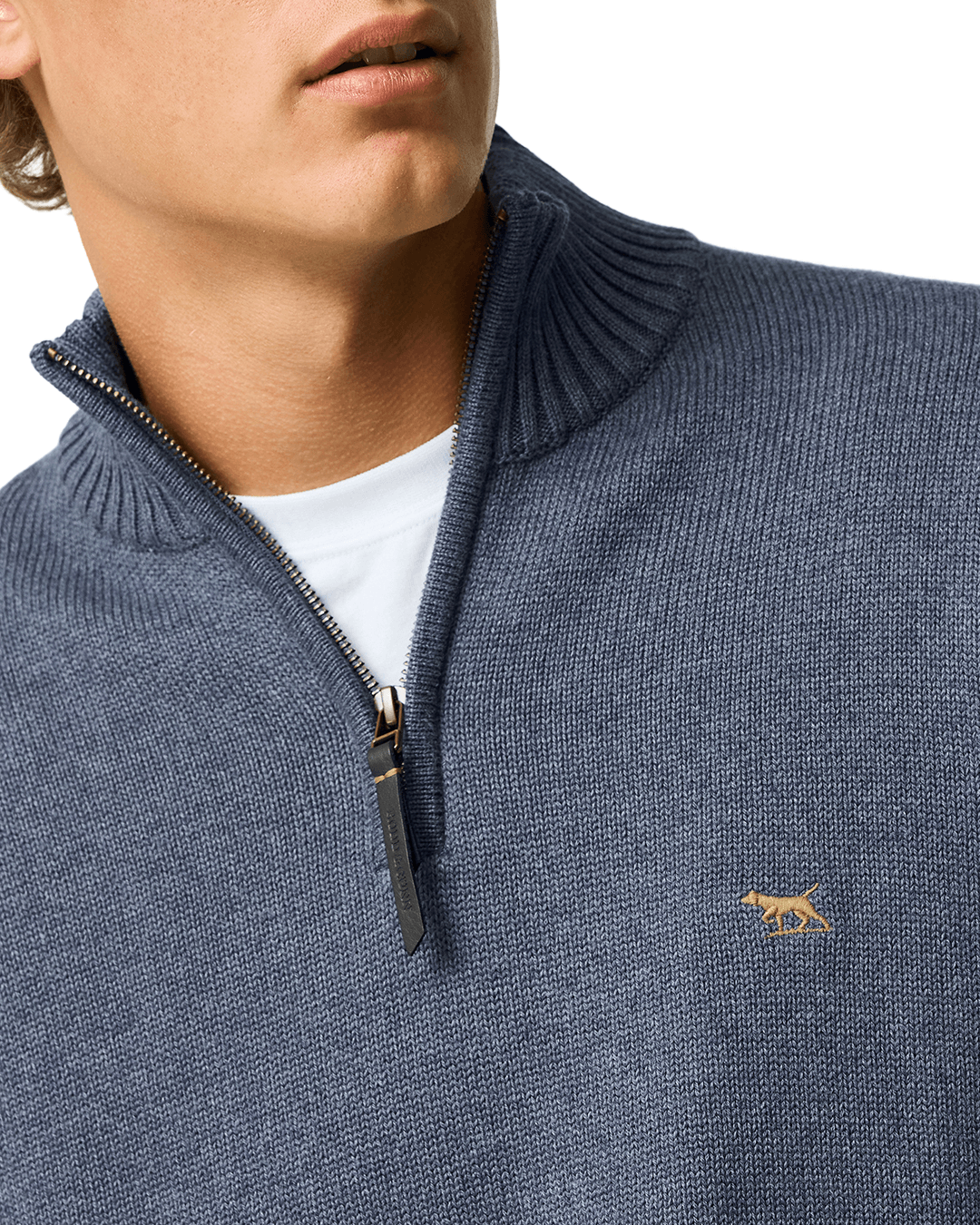 Rodd & Gunn Jumpers Rodd & Gunn Stonewash Blue Merrick Bay Knit Jumper