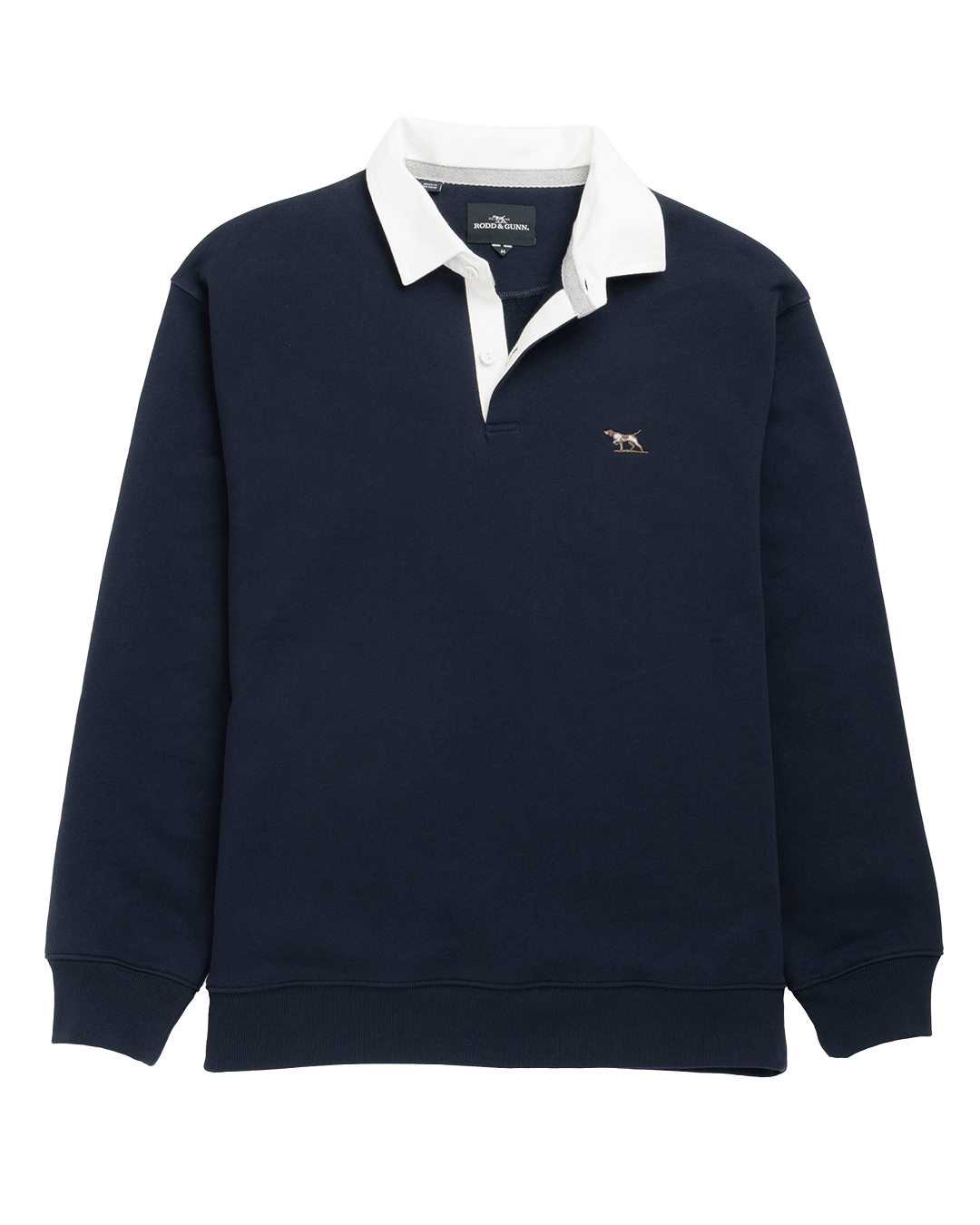 Rodd & Gunn Polo Shirts Rodd & Gunn Eclipse Blue Otago Rugby Shirt