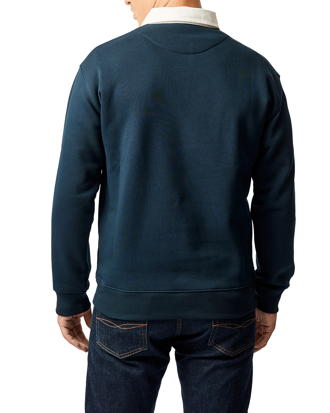 Rodd & Gunn Polo Shirts Rodd & Gunn Eclipse Blue Otago Rugby Shirt