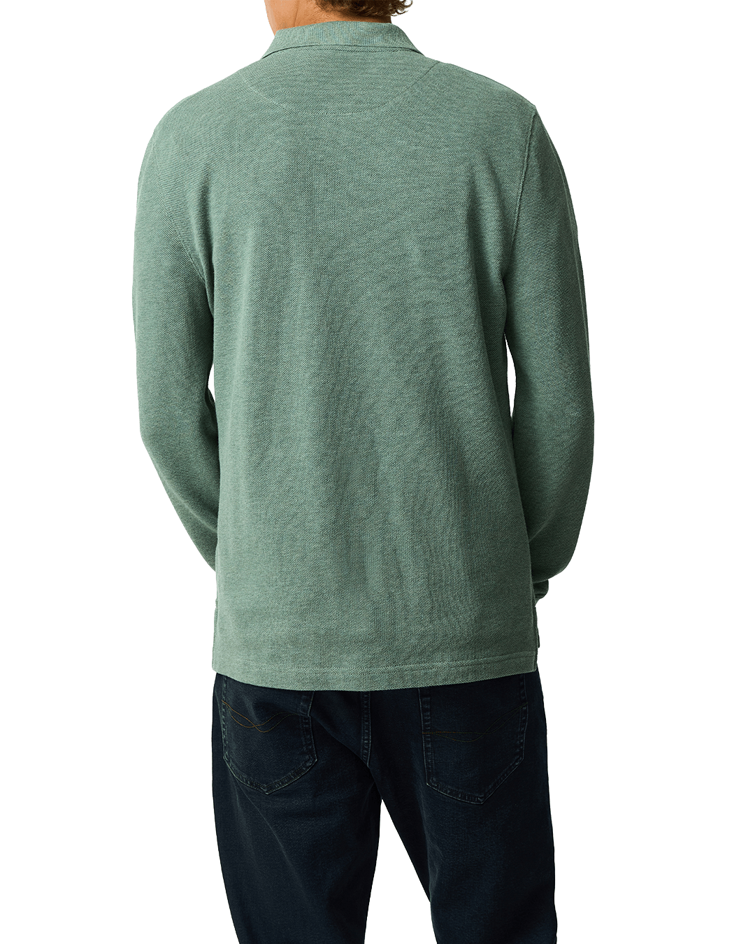 Rodd & Gunn Polo Shirts Rodd & Gunn Fern Green Gunn Long Sleeve Polo Shirt