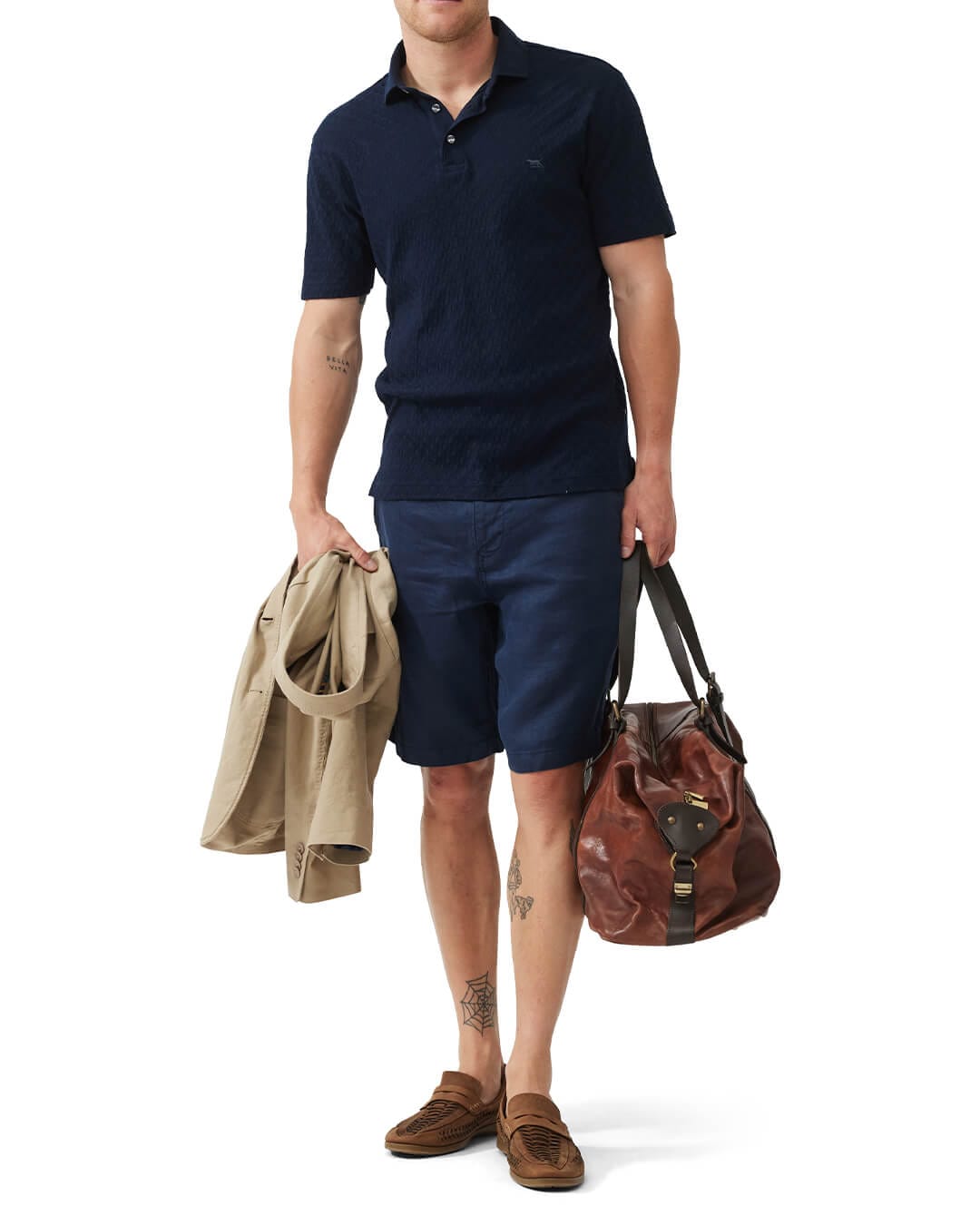 RODD & GUNN Polo Shirts Rodd & Gunn Huntsbury Navy