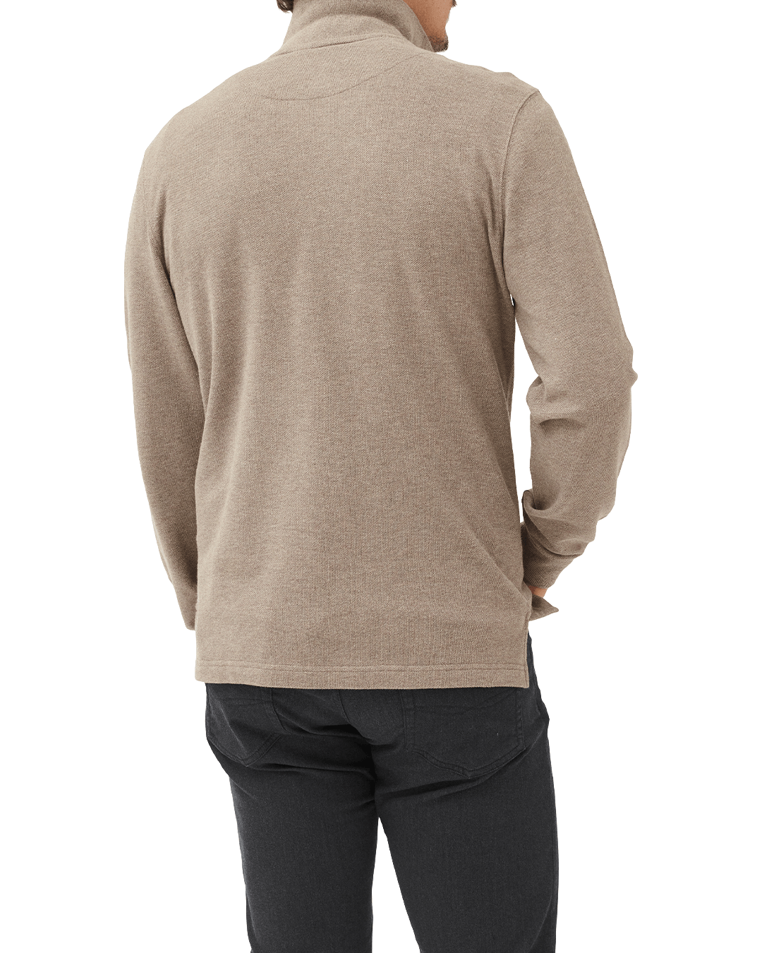 Rodd & Gunn Polo Shirts Rodd & Gunn Latte Gunn Long Sleeve Polo Shirt