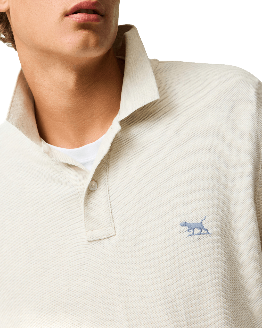 Rodd & Gunn Polo Shirts Rodd & Gunn Natural Gunn Long Sleeve Polo Shirt