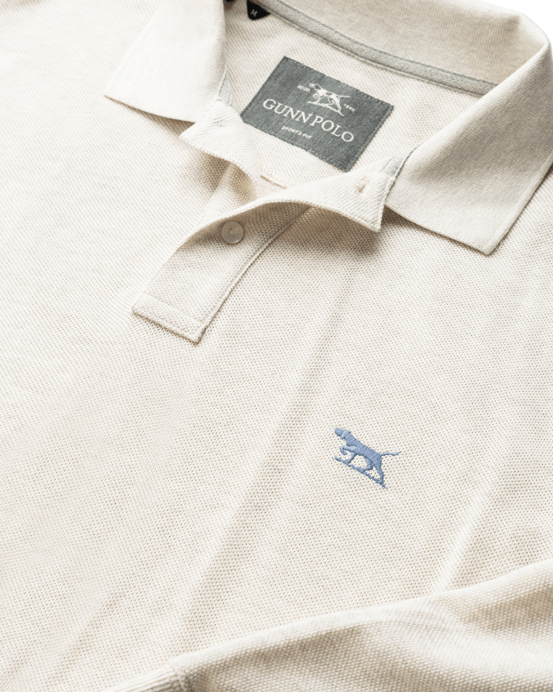 Rodd & Gunn Polo Shirts Rodd & Gunn Natural Gunn Long Sleeve Polo Shirt