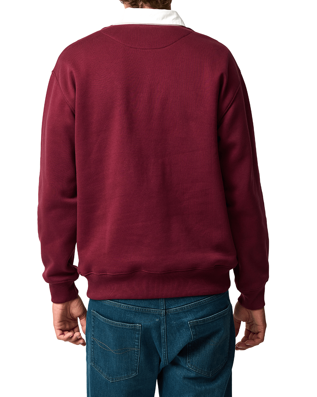 Rodd & Gunn Polo Shirts Rodd & Gunn Oxblood Otago Rugby Shirt