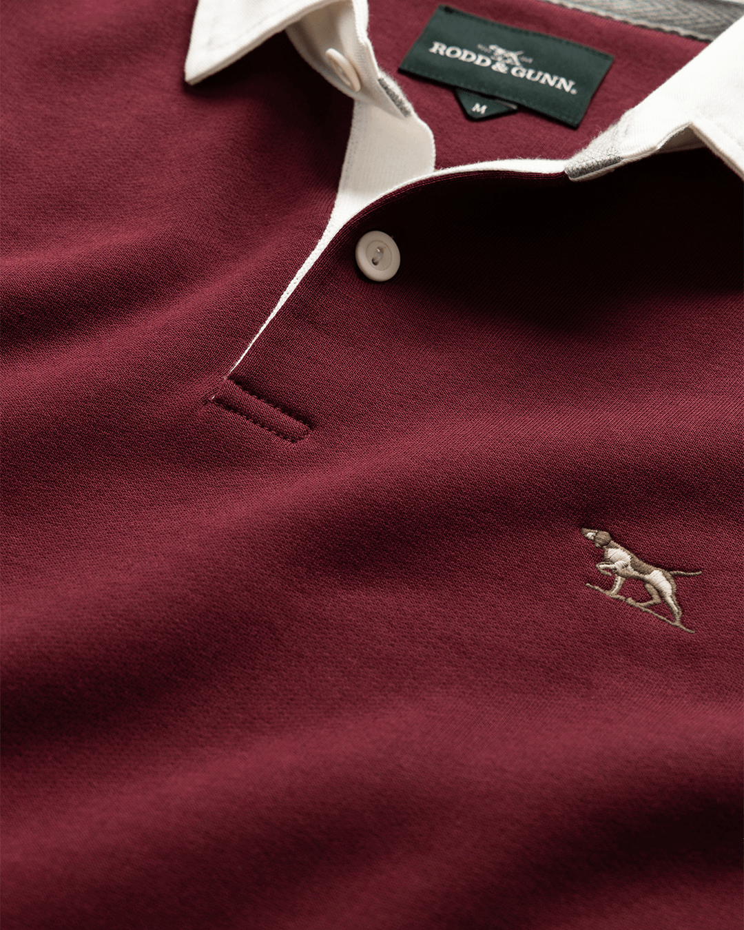 Rodd & Gunn Polo Shirts Rodd & Gunn Oxblood Otago Rugby Shirt