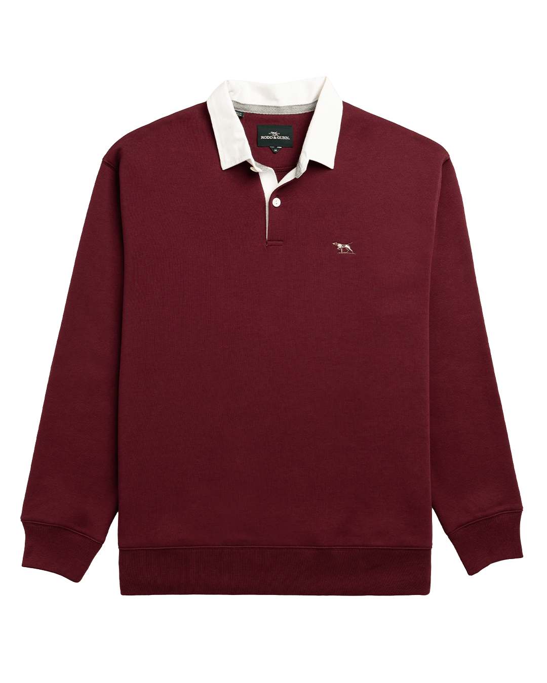 Rodd & Gunn Polo Shirts Rodd & Gunn Oxblood Otago Rugby Shirt