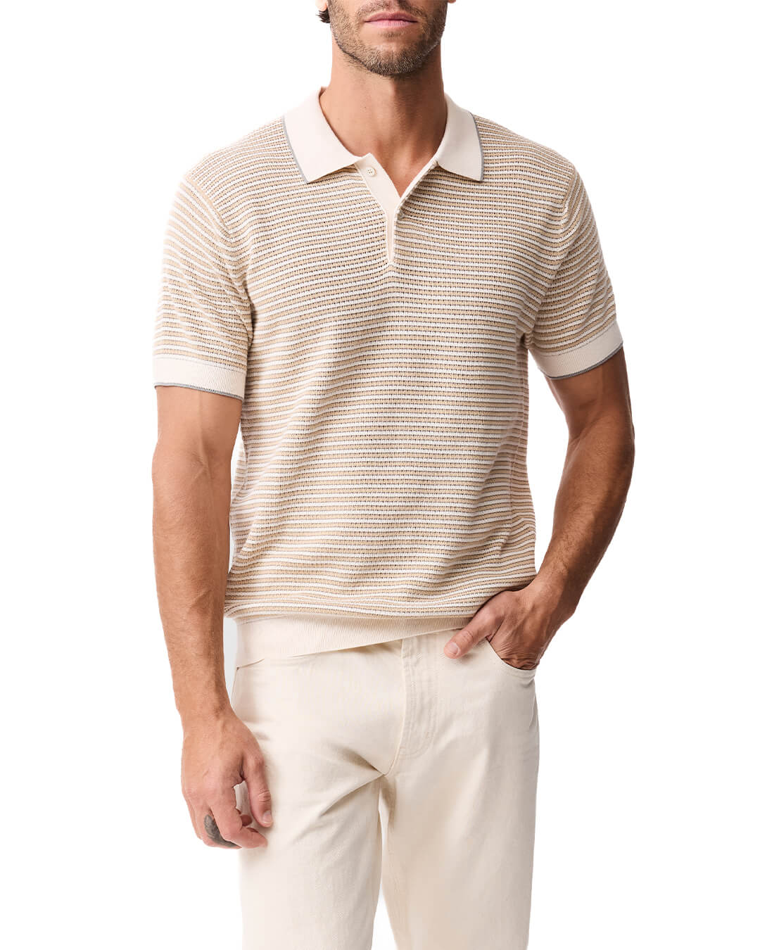 RODD & GUNN Polo Shirts Rodd & Gunn Oyster Island Acorn