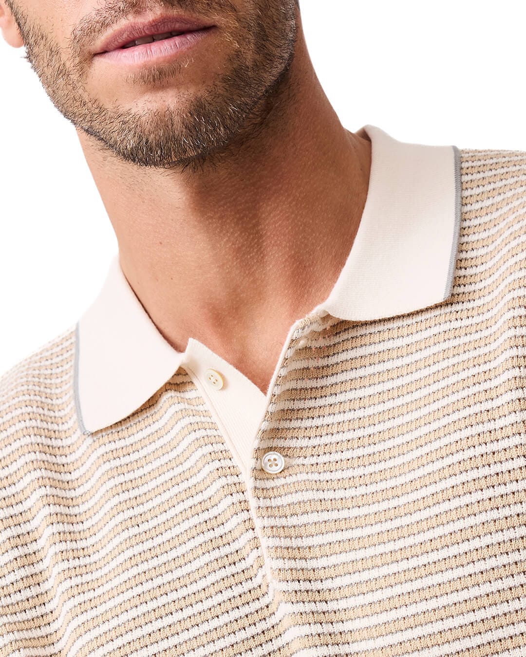 RODD & GUNN Polo Shirts Rodd & Gunn Oyster Island Acorn