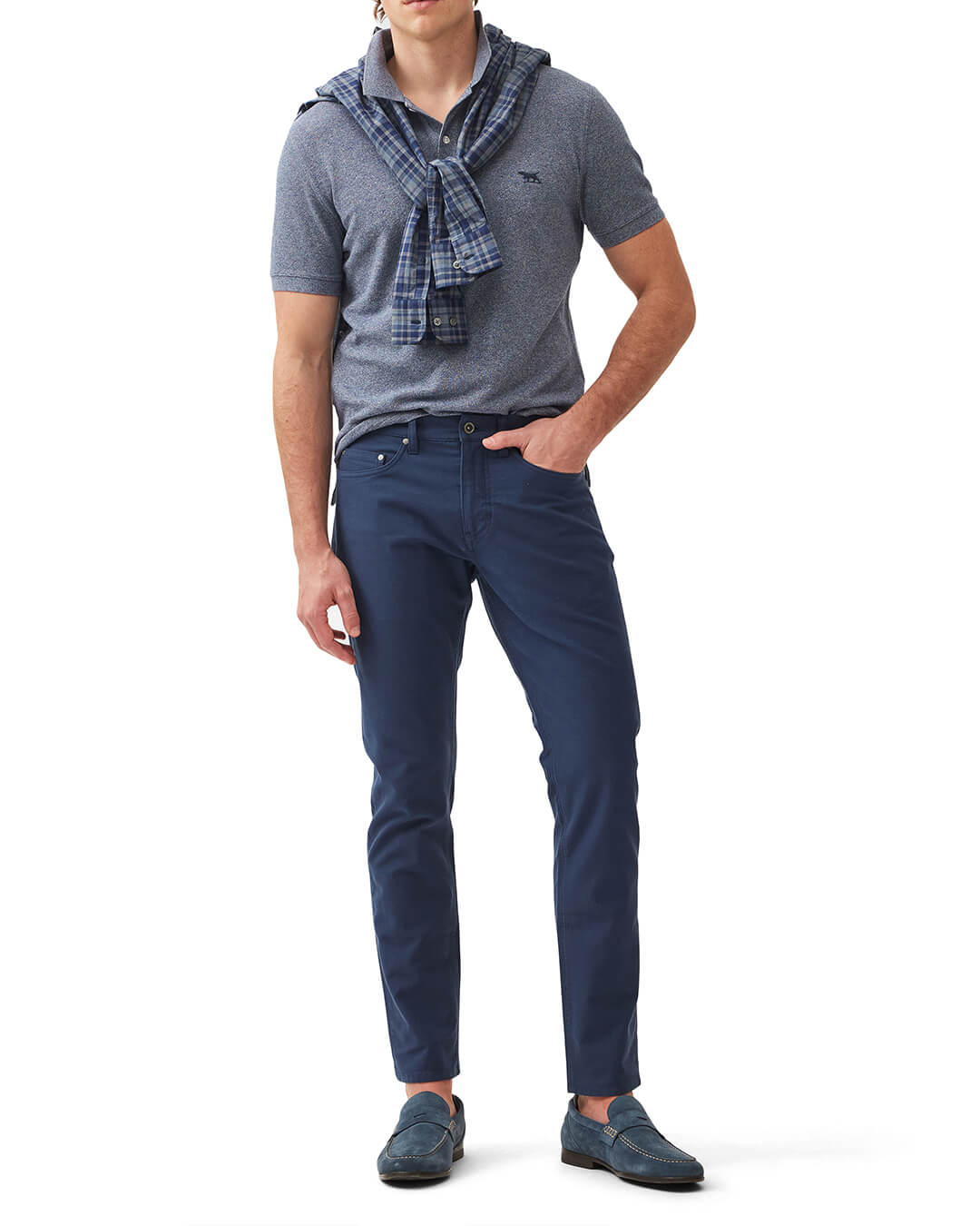 RODD & GUNN Polo Shirts Rodd & Gunn The Gunn Polo Denim