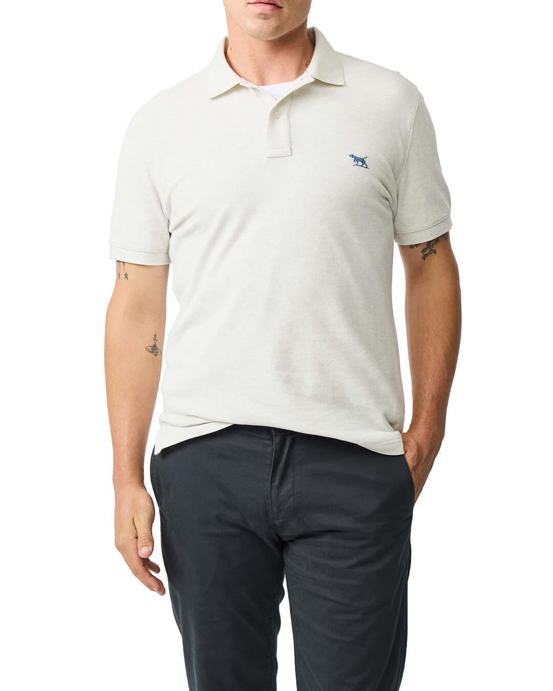RODD & GUNN Polo Shirts Rodd & Gunn The Gunn Polo Ice