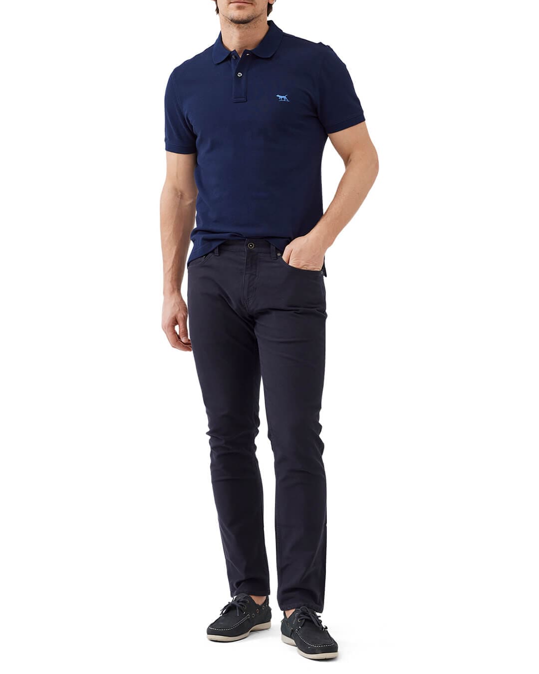 Rodd &amp; Gunn Polo Shirts THE GUNN POLO SHIRT ECLIPSE