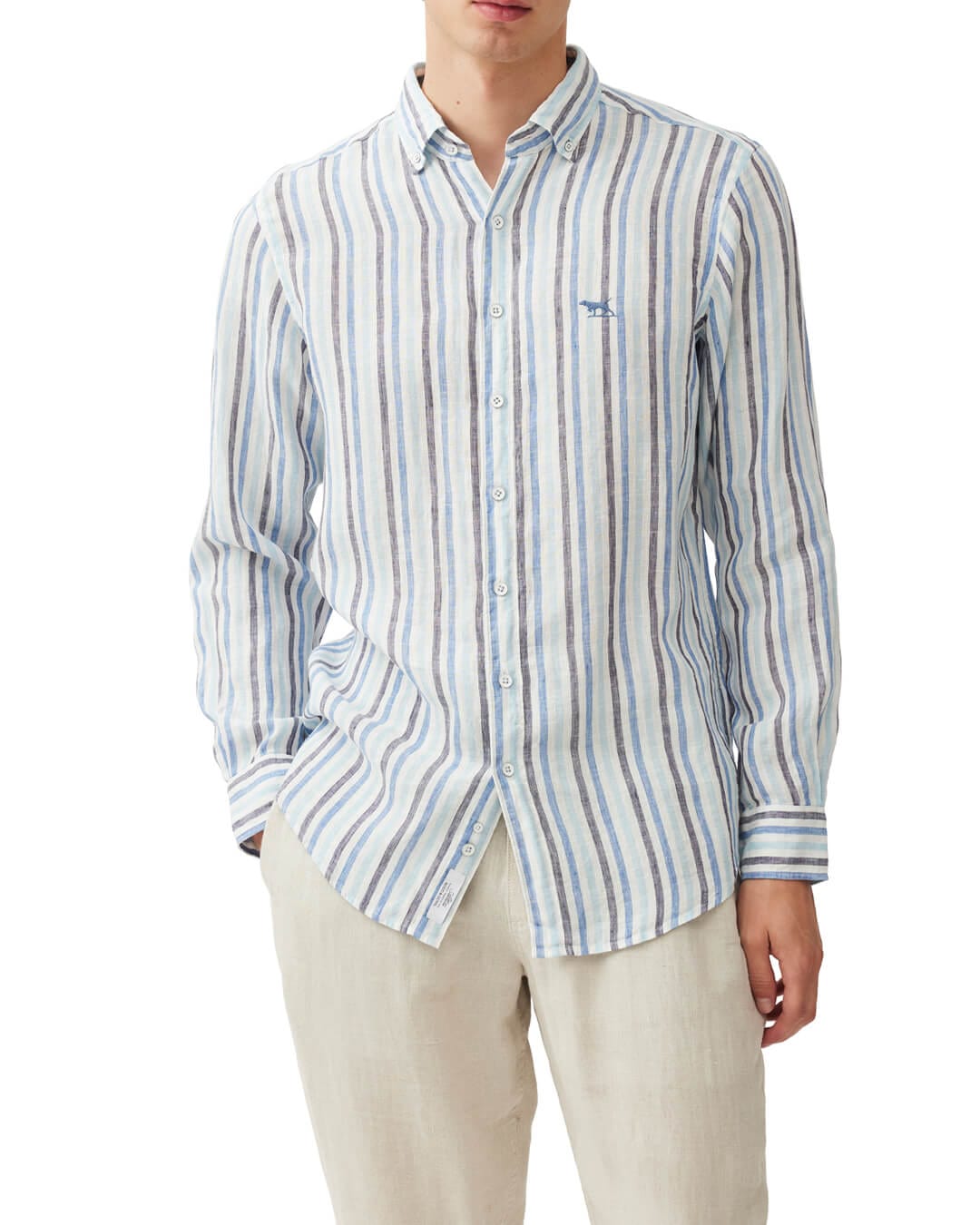 Rodd &amp; Gunn Shirts GIMMERBURN SHIRT STONEWASH