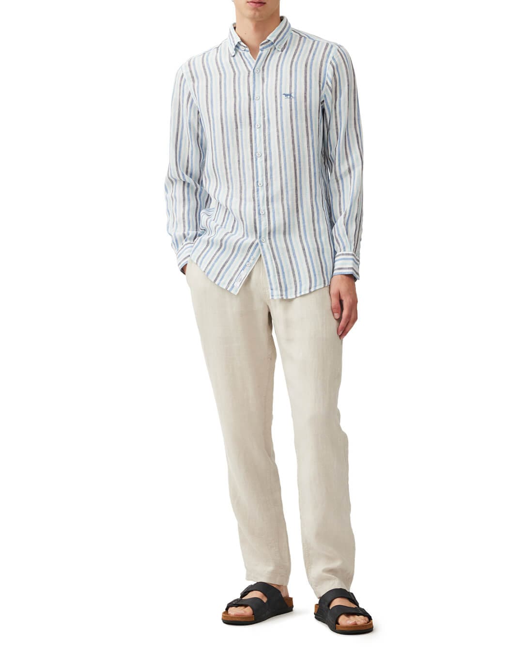 Rodd &amp; Gunn Shirts GIMMERBURN SHIRT STONEWASH