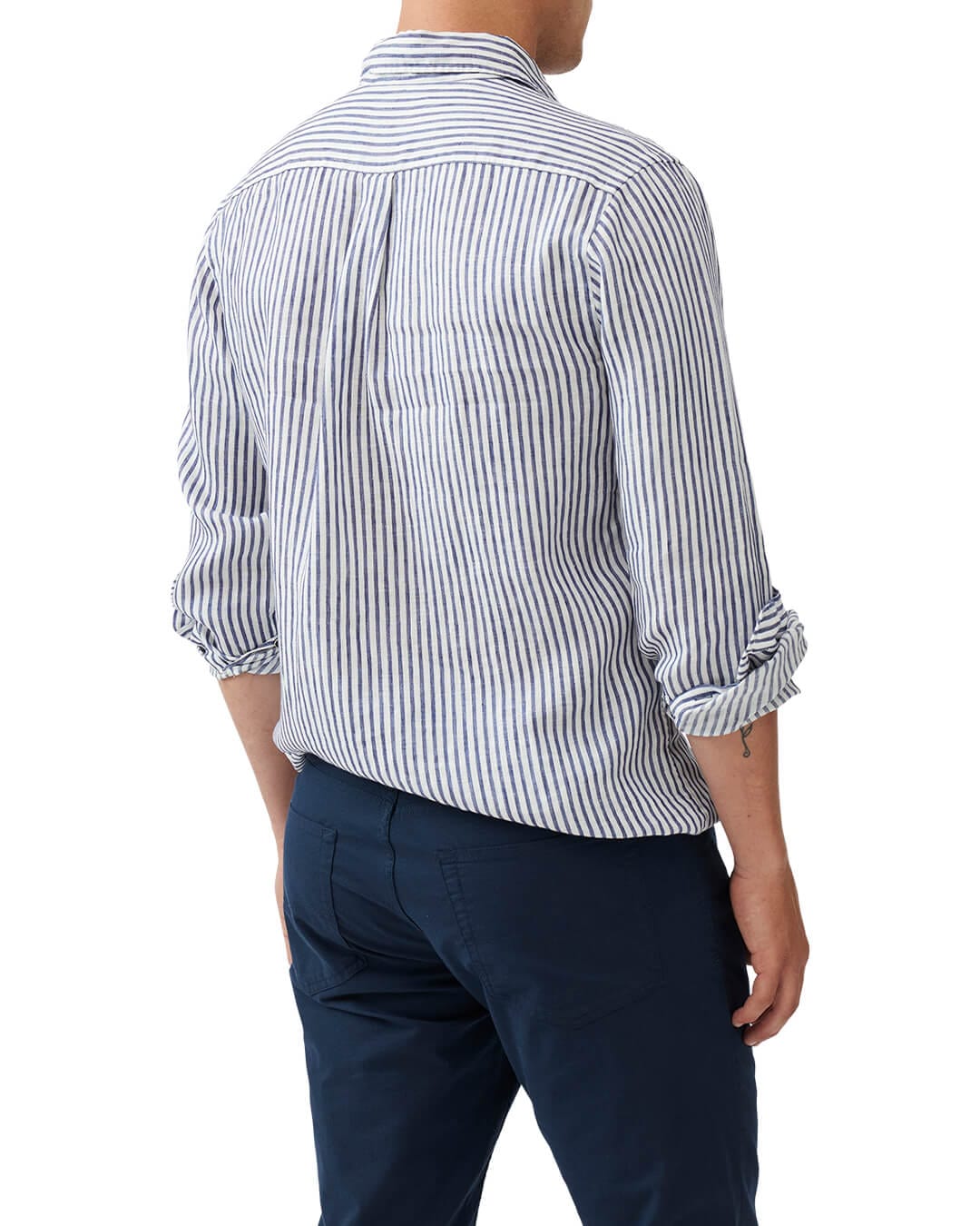 Rodd &amp; Gunn Shirts PORT CHARLES SHIRT DEEP OCEAN