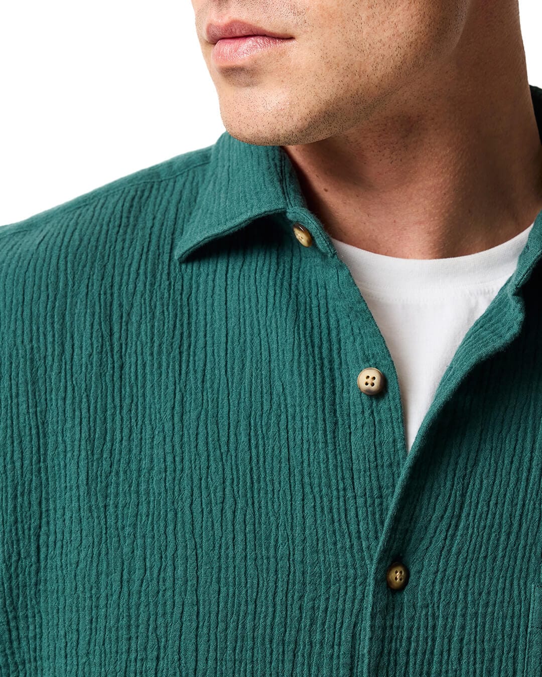 RODD & GUNN Shirts Rodd & Gunn Adams Flat Bottle Green