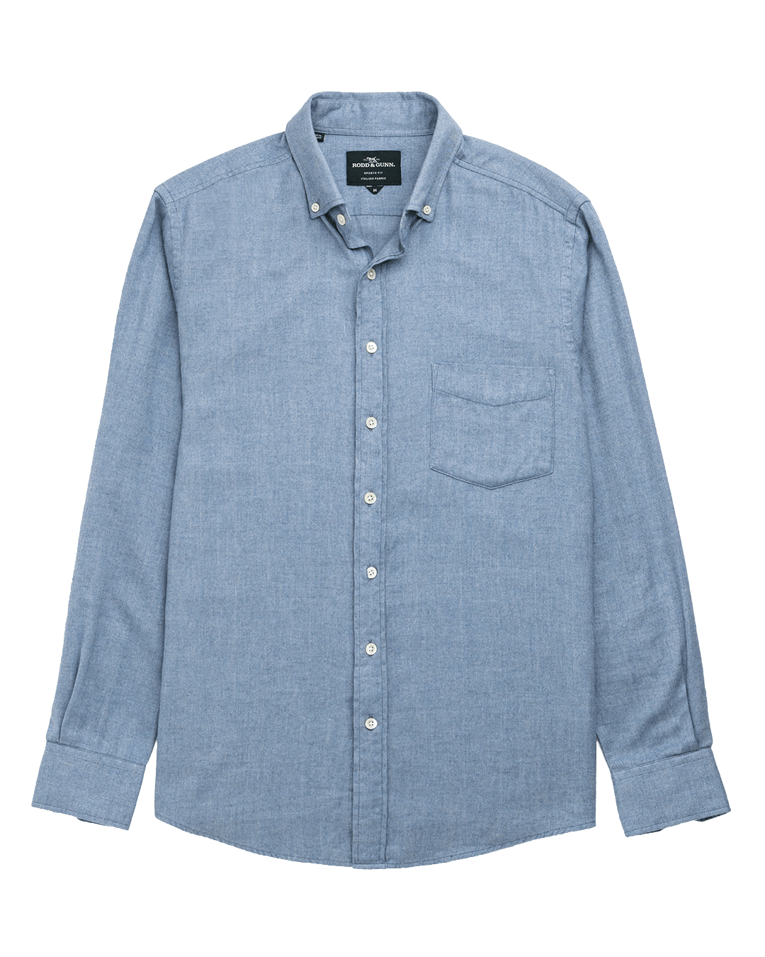Rodd & Gunn Shirts Rodd & Gunn Chambray Blue Barrhill Long Sleeve Shirt