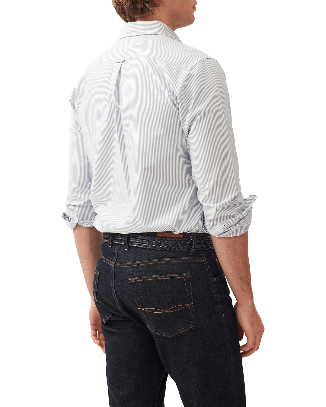 Rodd & Gunn Shirts Rodd & Gunn French Navy Lakeside Stripe Oxford Shirt
