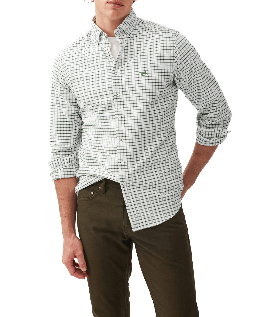 Rodd & Gunn Shirts Rodd & Gunn Olive Gunn Check Oxford 3 Shirt