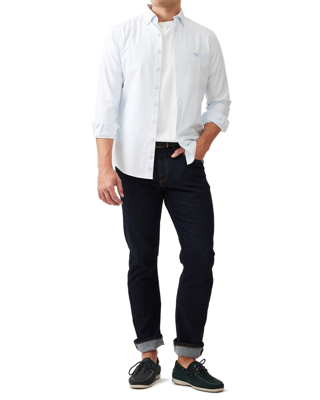 RODD & GUNN Shirts Rodd & Gunn Oxford Stripe Capri