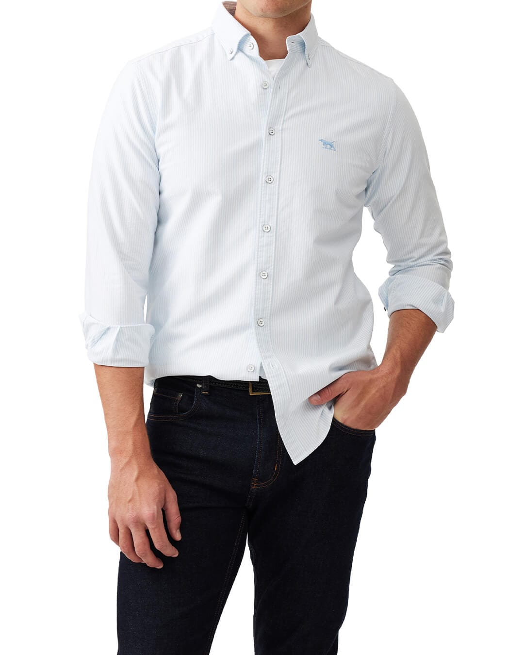 RODD & GUNN Shirts Rodd & Gunn Oxford Stripe Capri