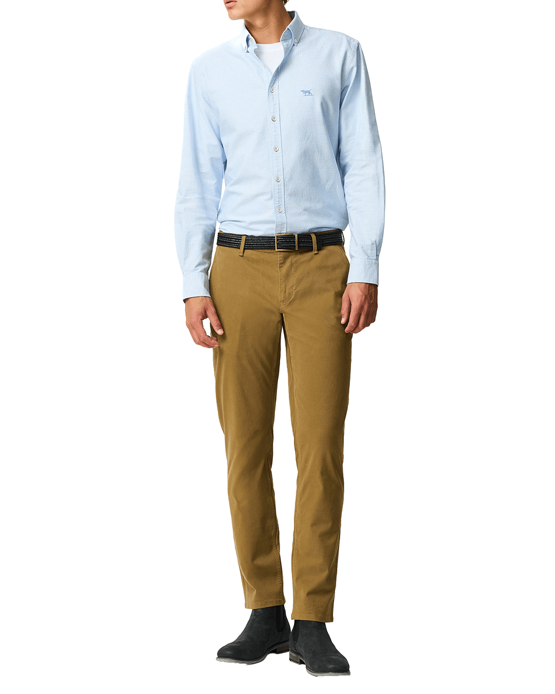 Rodd & Gunn Shirts Rodd & Gunn Powder Blue Gunn Oxford 2 Shirt