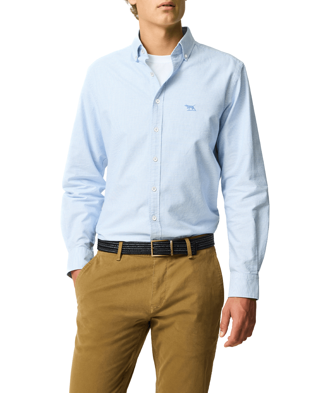 Rodd & Gunn Shirts Rodd & Gunn Powder Blue Gunn Oxford 2 Shirt