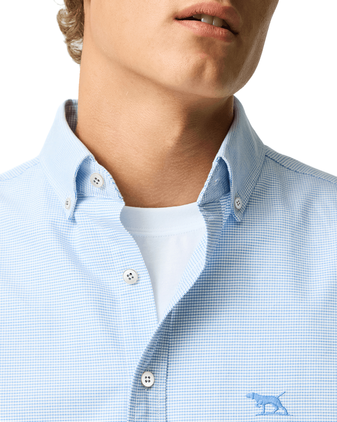 Rodd & Gunn Shirts Rodd & Gunn Powder Blue Gunn Oxford 2 Shirt