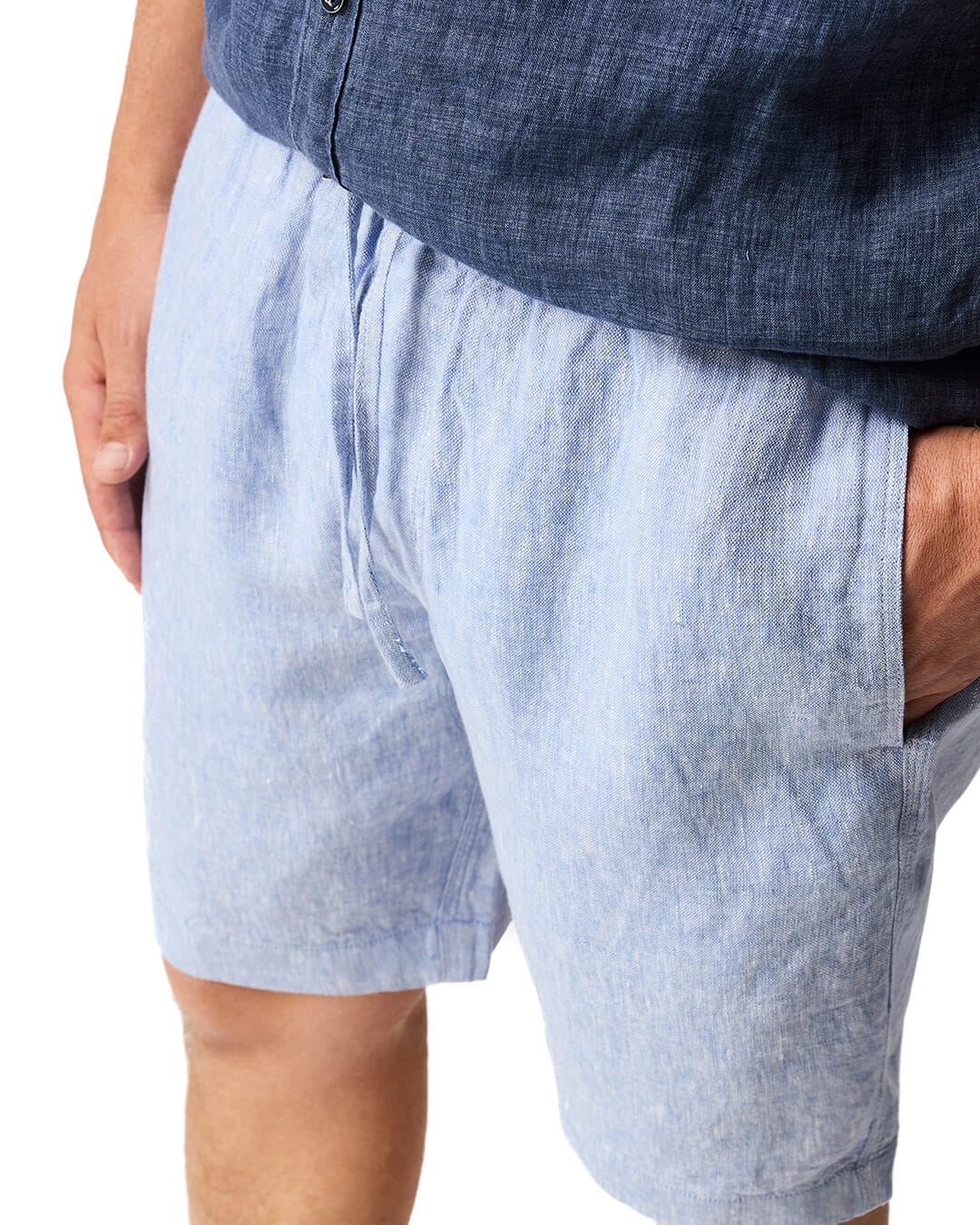 RODD & GUNN Shorts Rodd & Gunn Linen 9 Resort Denim