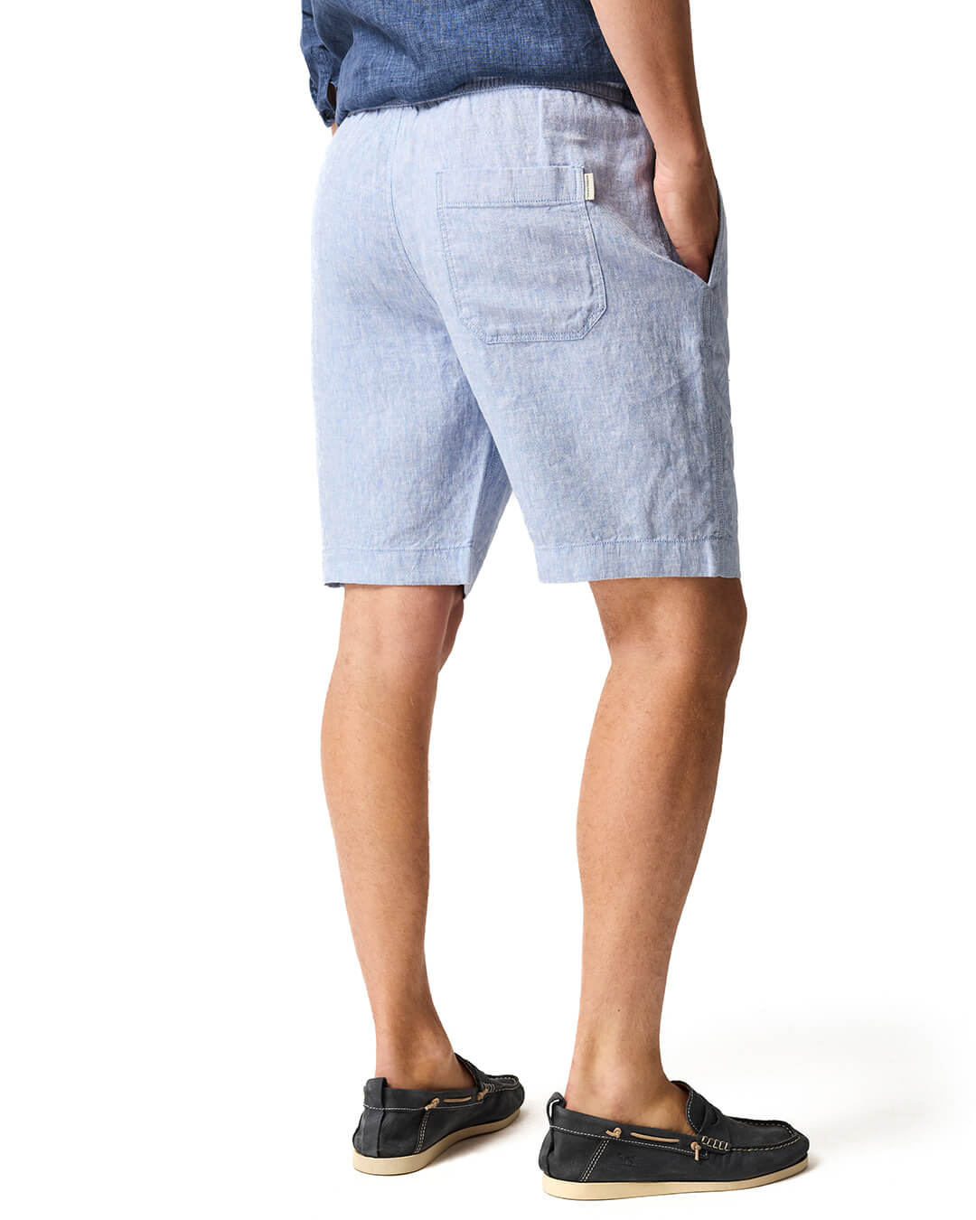 RODD & GUNN Shorts Rodd & Gunn Linen 9 Resort Denim