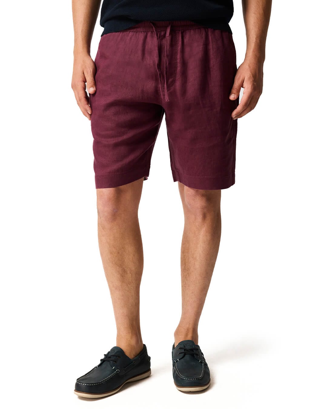 RODD & GUNN Shorts Rodd & Gunn  Linen 9" Resort Oxblood