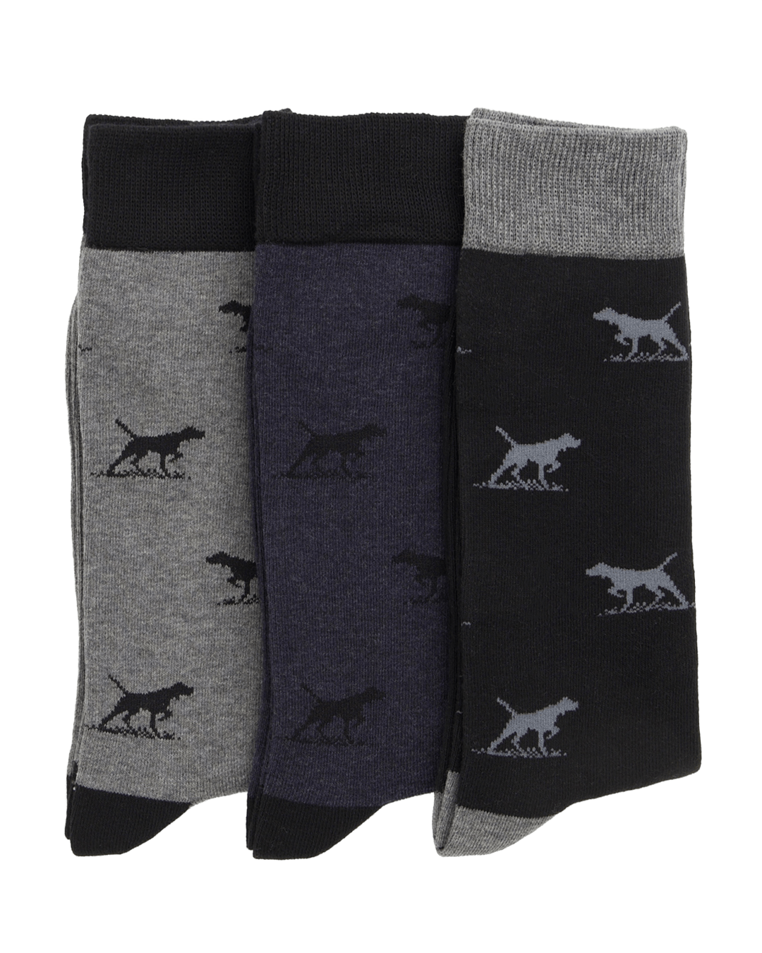 Rodd & Gunn Socks Rodd & Gunn Multicolour Dogs-a-Plenty Socks 3 Pack (Work)