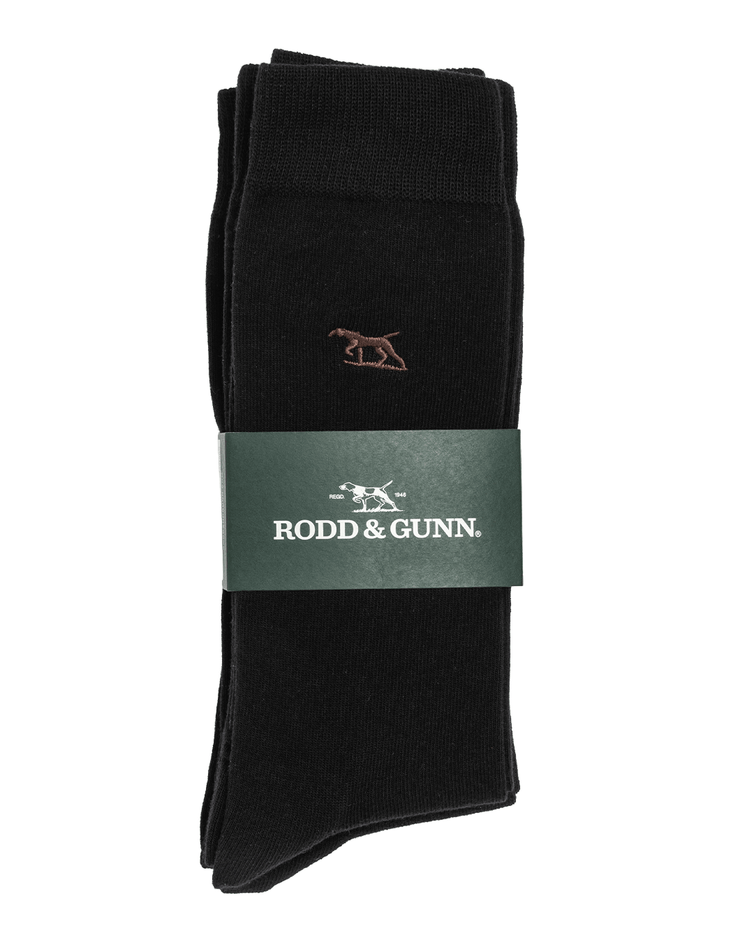 Rodd & Gunn Socks Rodd & Gunn Onyx Black Dry Plains Socks