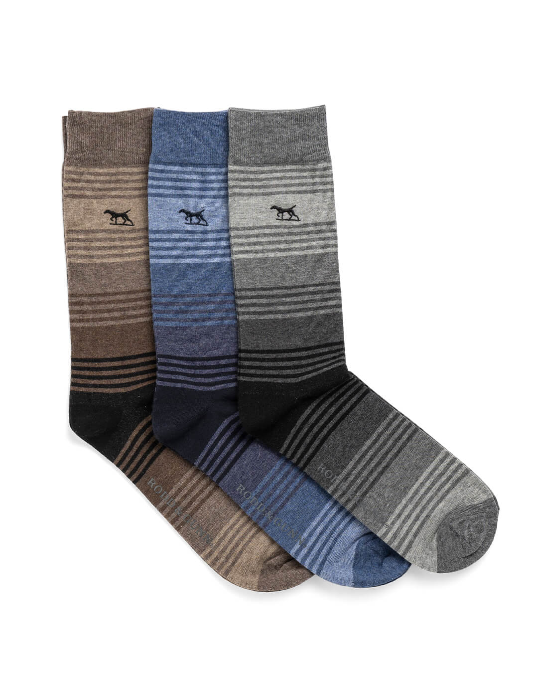 RODD & GUNN Socks RODD & GUNN STRATFORD STRIPES SOCK 3 PACK MULTI