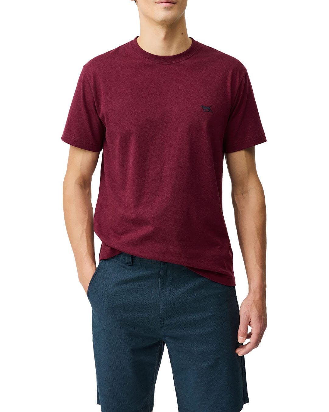 RODD & GUNN T-Shirts Rodd & Gunn The Gunn Tee 2.0 Oxblood