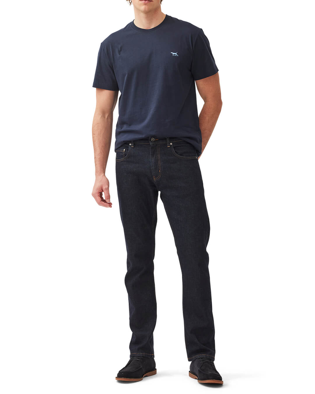 Rodd &amp; Gunn T-Shirts THE GUNN T-SHIRT MIDNIGHT