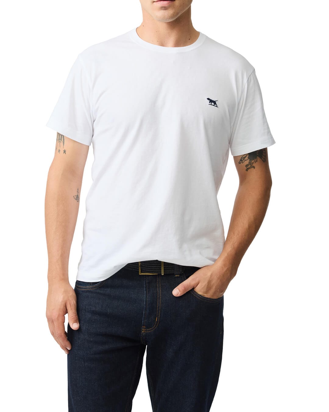 Rodd &amp; Gunn T-Shirts THE GUNN T-SHIRT SNOW