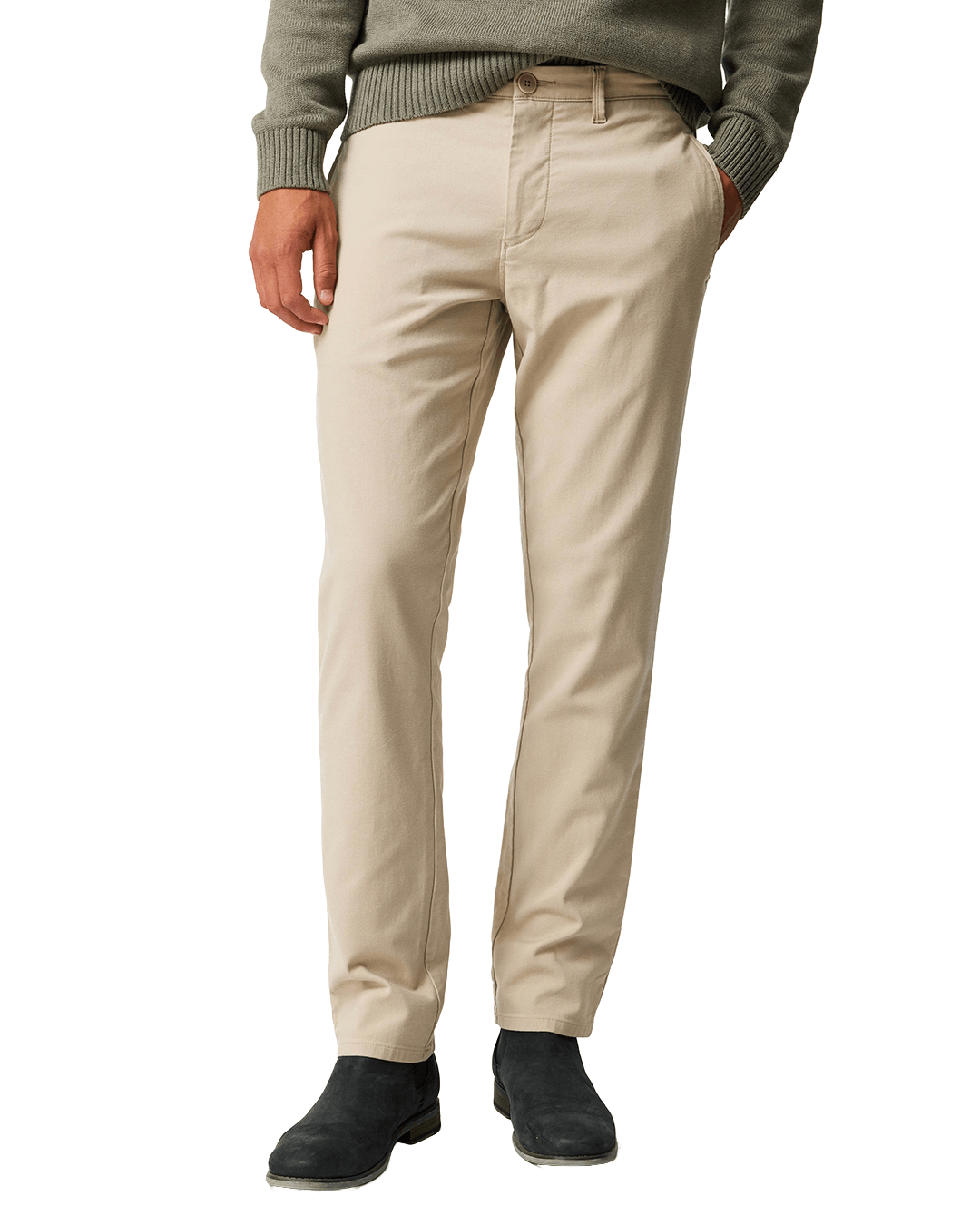 Rodd & Gunn Trousers Rodd & Gunn Beige Motion Five-Pocket Trousers