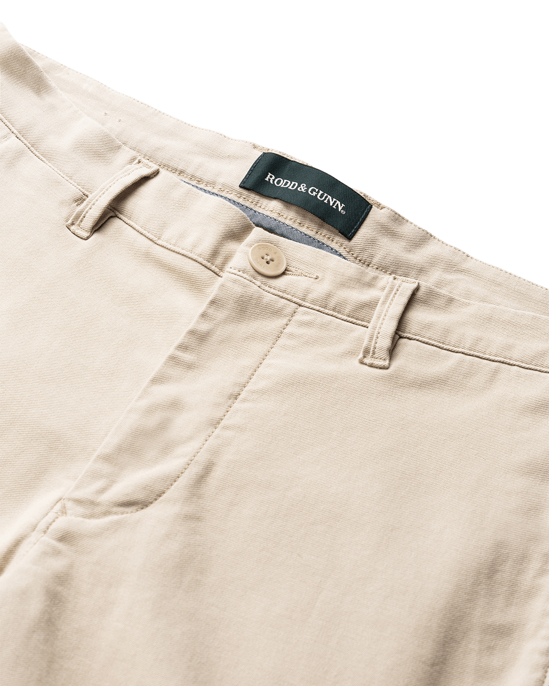 Rodd & Gunn Trousers Rodd & Gunn Beige Motion Five-Pocket Trousers