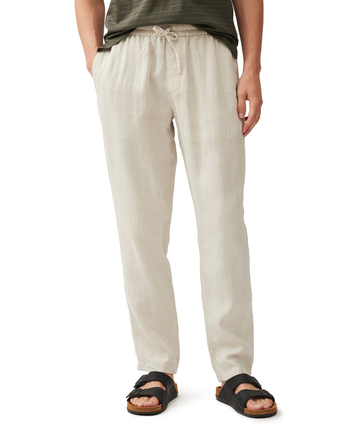 RODD & GUNN Trousers Rodd & Gunn Linen Resort Oatmeal