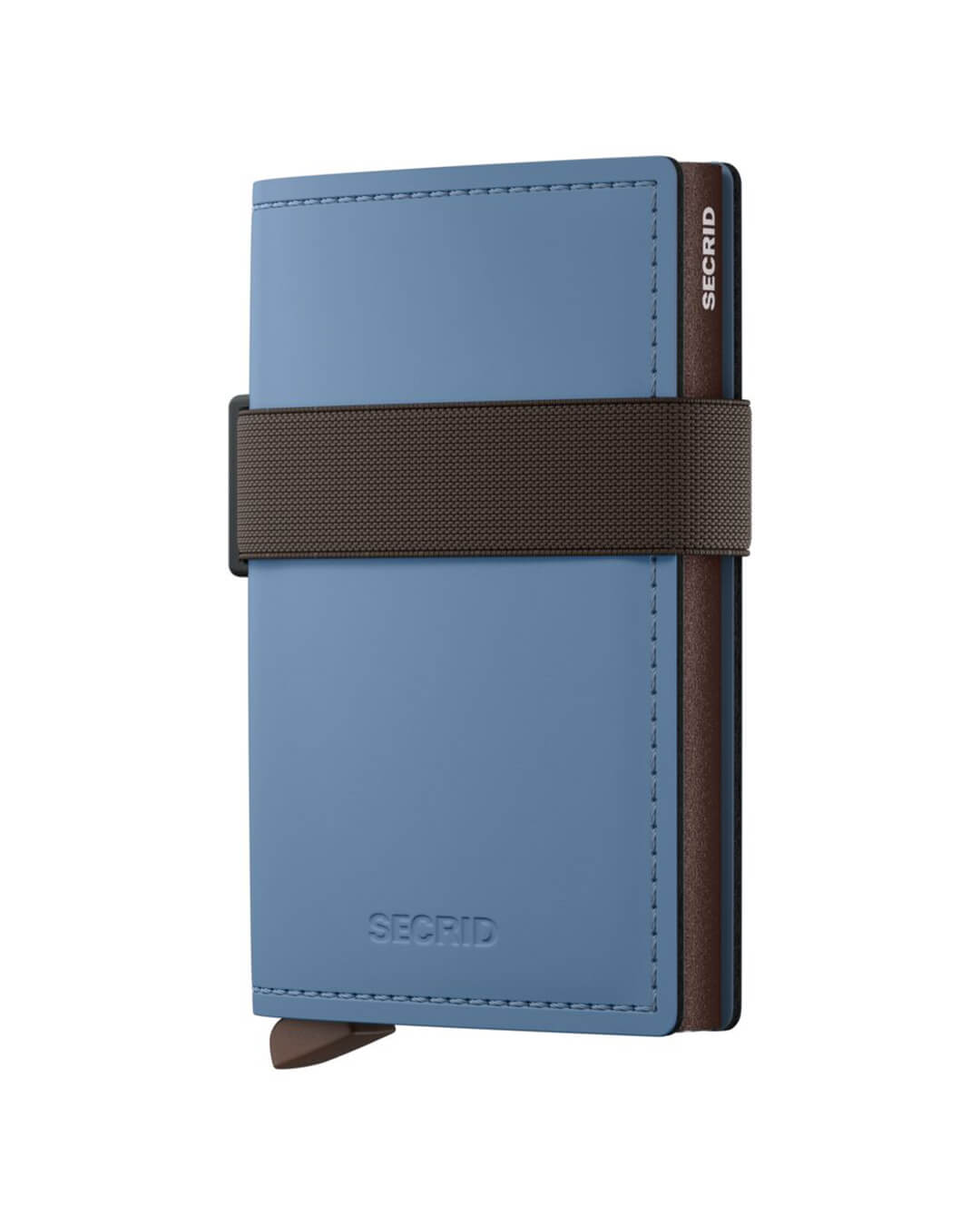 Secrid Wallets One Size Secrid Bandwallet Matte Steel Blue-Brown