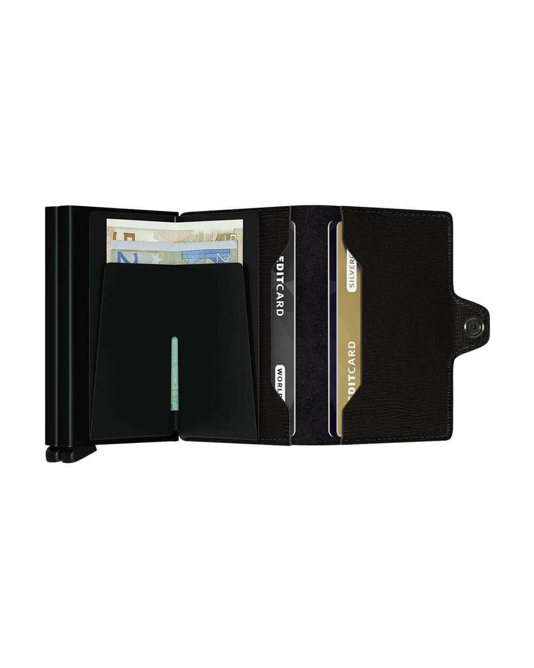 Secrid Wallets ONE Secrid Crisple Black Twinwallet