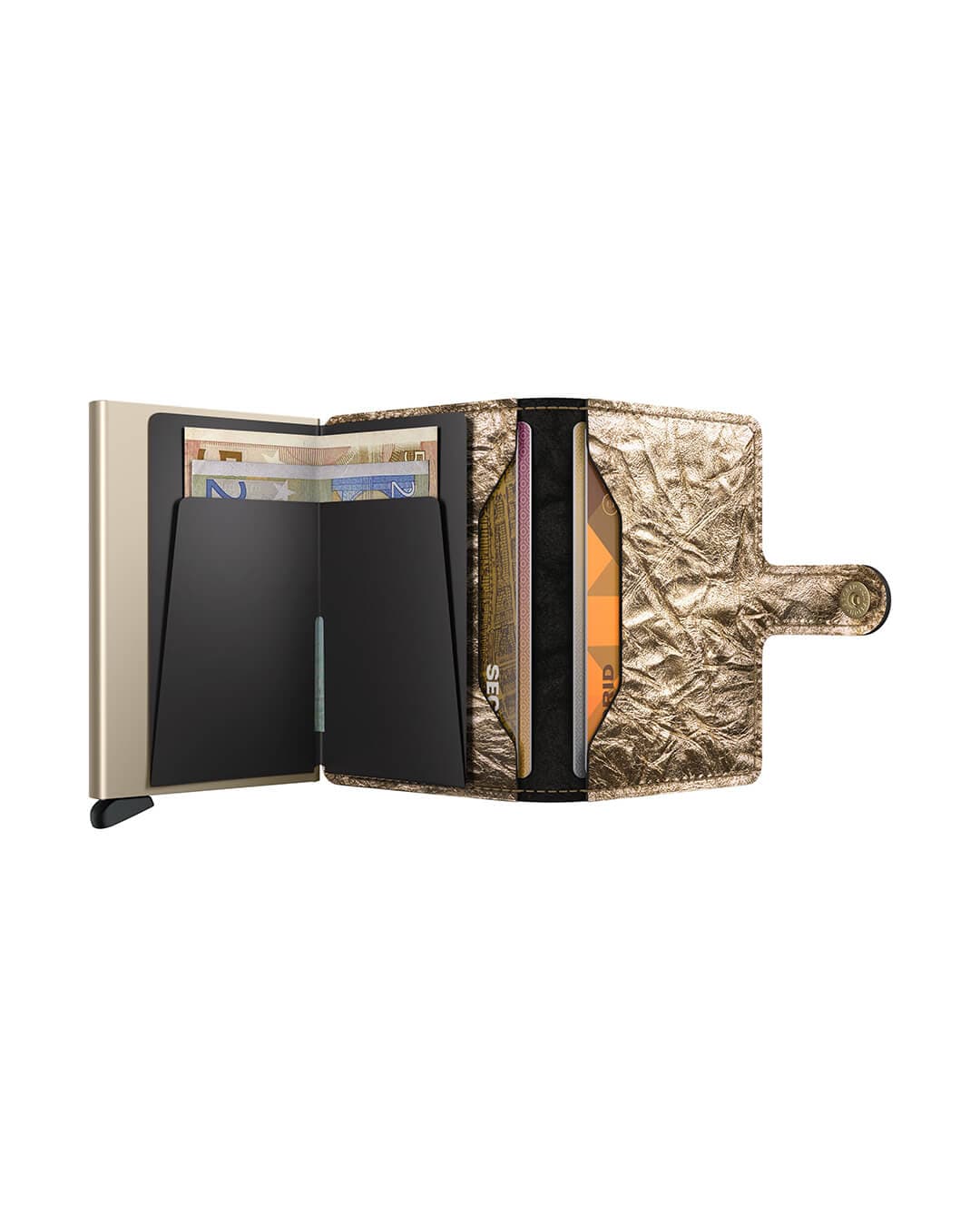 Secrid Wallets One Size Secrid Miniwallet Crunch Gold