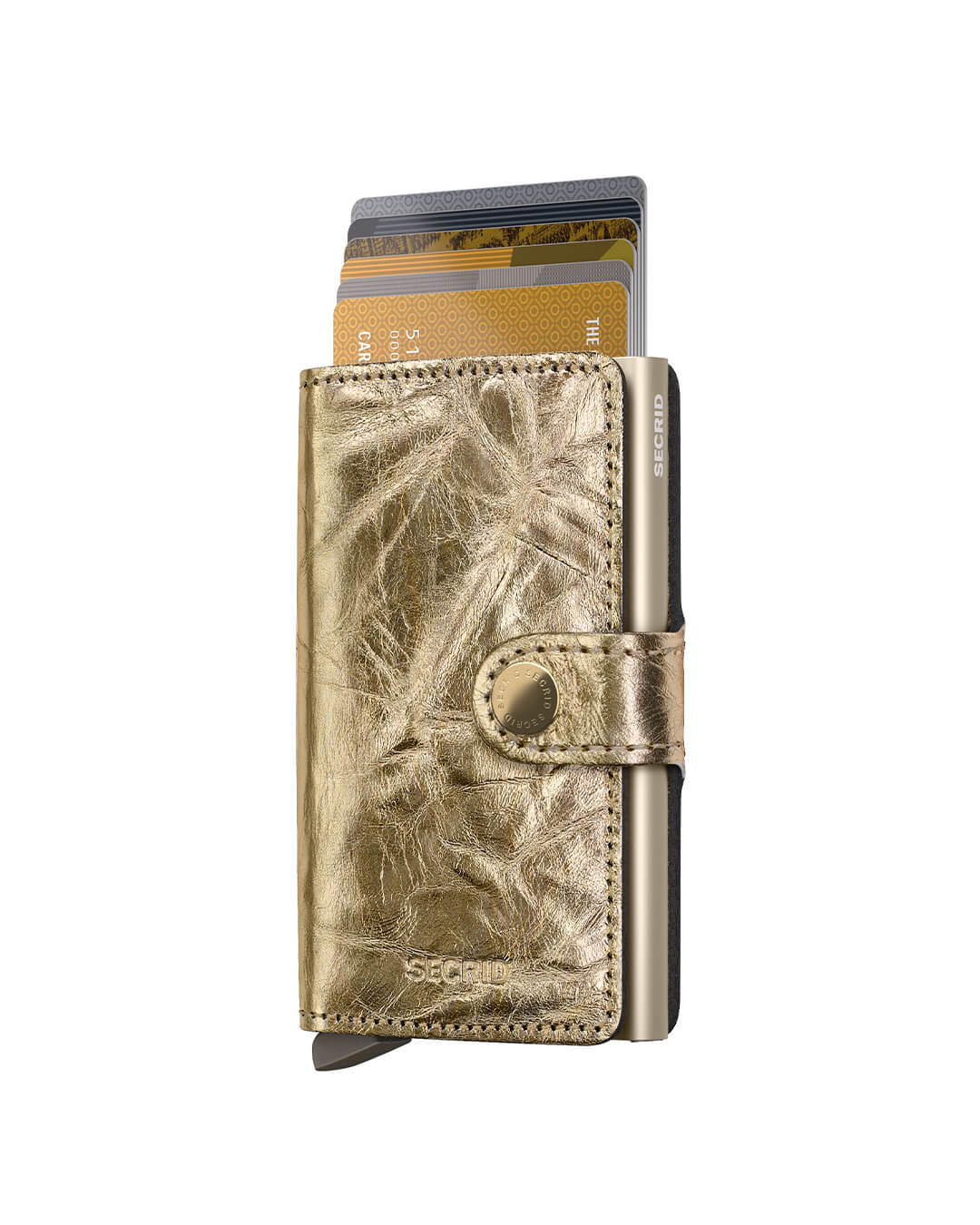 Secrid Wallets One Size Secrid Miniwallet Crunch Gold