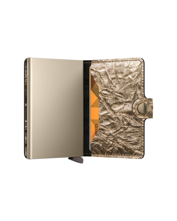 Secrid Miniwallet Crunch Gold | Bortex - Bortex Fine Tailoring