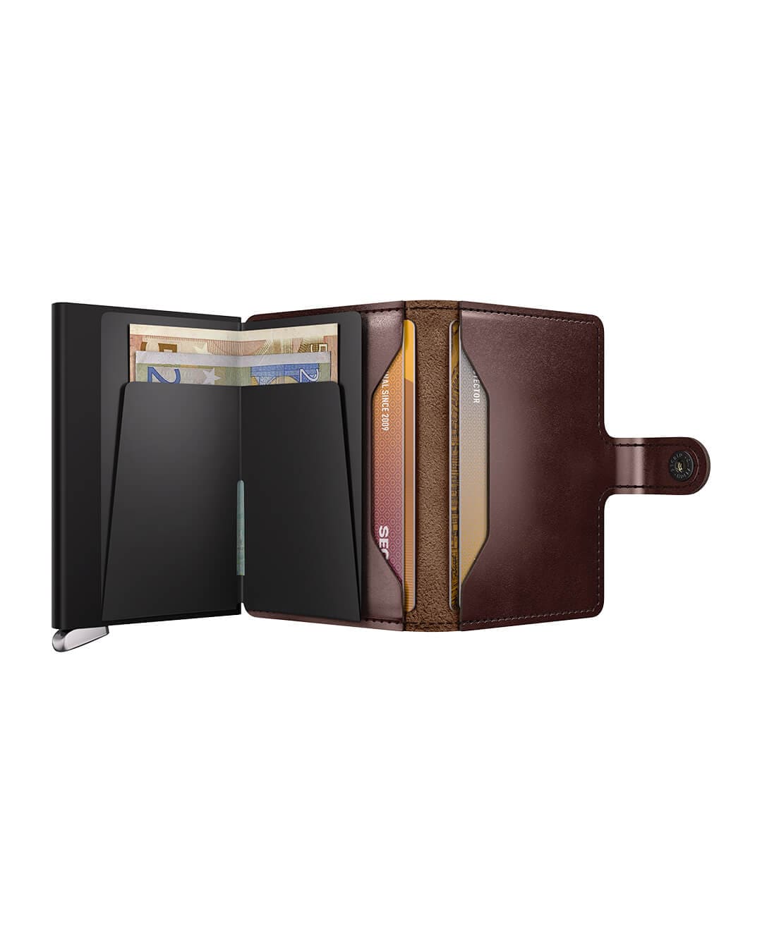 Secrid Wallets One Size Secrid Miniwallet Dusk Dark Brown