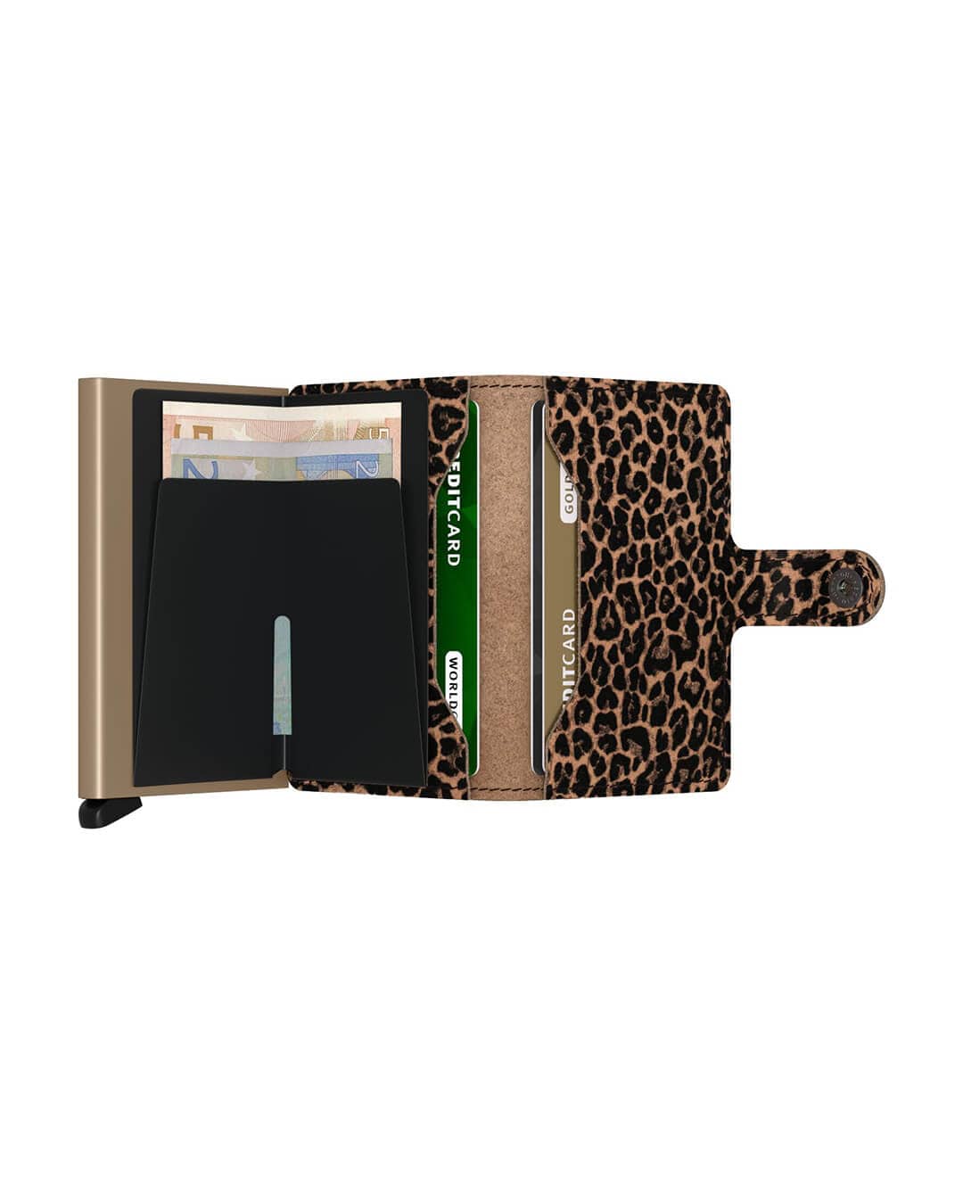 Secrid Wallets One Size Secrid Miniwallet Leo Beige