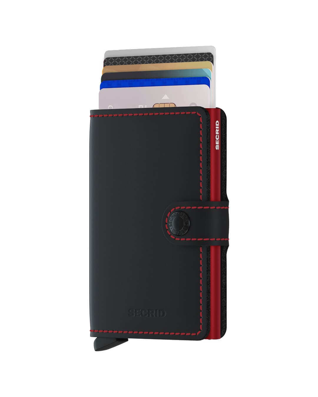 Secrid Wallets One Size Secrid Miniwallet Matte Black & Red