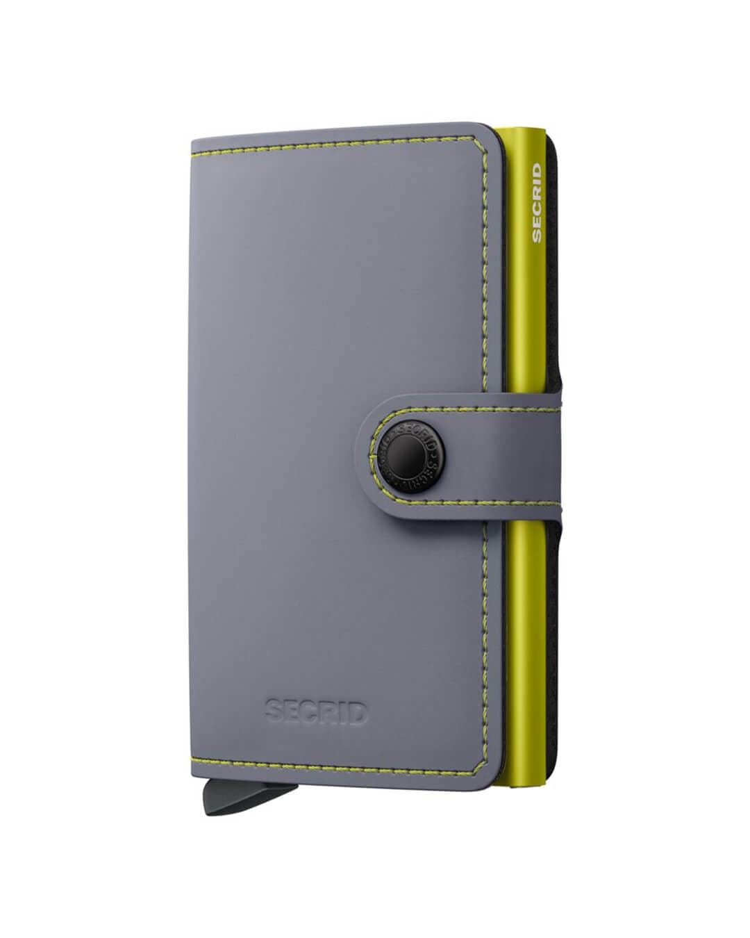 Secrid Wallets One Size Secrid Miniwallet Matte Grey & Lime