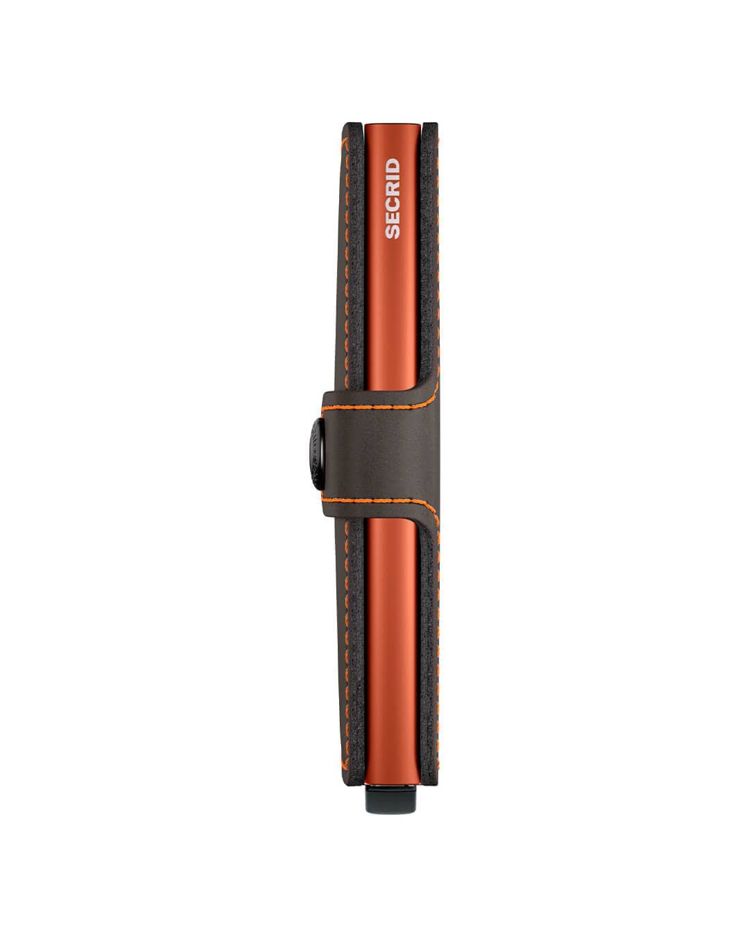 Secrid Wallets One Size Secrid Miniwallet Matte Truffle &amp; Orange